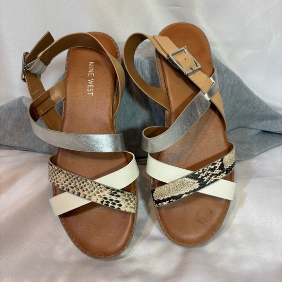 Nine West Women's Calico Espadrille Comfort Sandals Size 9.5 - Picture 1 of 9